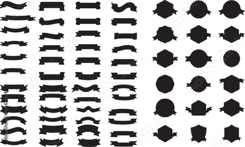 Retro Badge Logo Set for Vintage and Classic Design Concepts