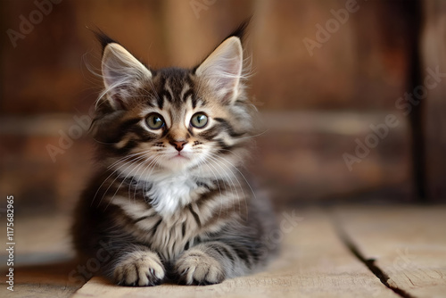 Wallpaper Mural Portrait of a british shorthair house kitten- bavaria, germany Torontodigital.ca