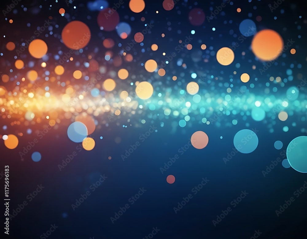 Fototapeta premium Abstract Background with Colorful Blurred Lights