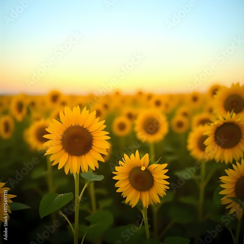 field of sunflowers