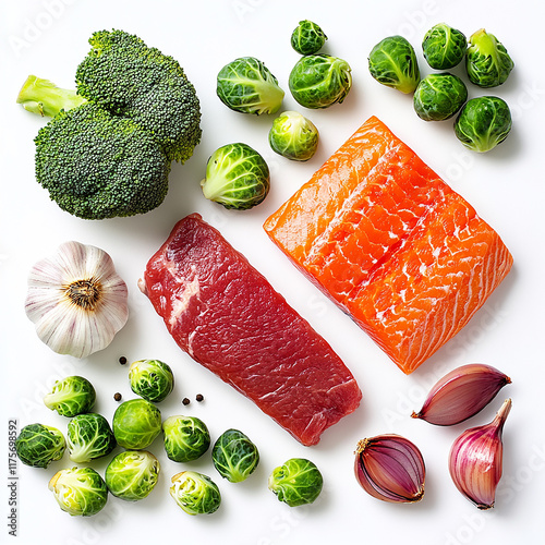 set of kinds of food