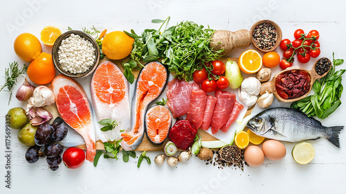 fish and vegetables on a plate