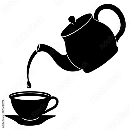 teapot and cup