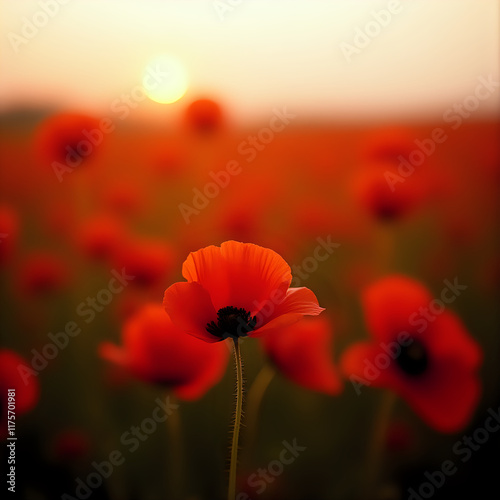 red poppy flower