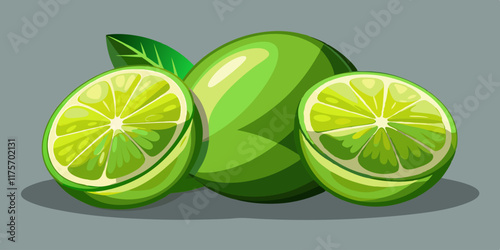 lime and slices