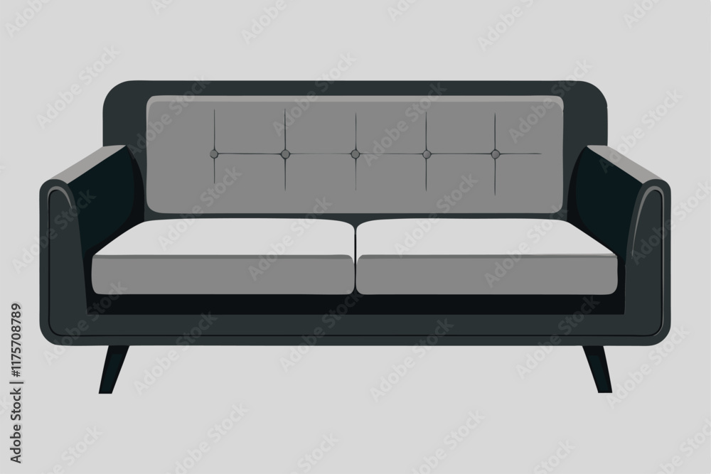 The sofa features a stylish design with plush cushions, enhancing contemporary living spaces elegantly, A sleek and contemporary sofa design with a plush, monochromatic upholstery The sofa features a stylish design with plush cushions, enhancing contemporary living spaces elegantly, A sleek and contemporary sofa design with a plush, monochromatic upholstery