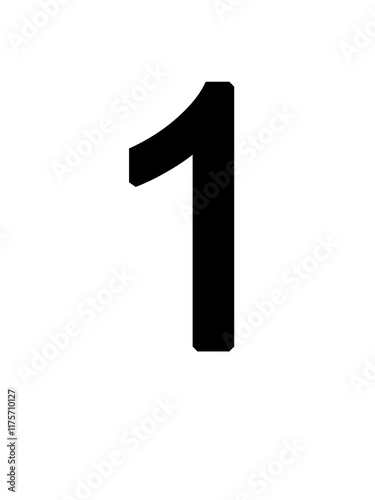 Free Download 3d number 1 - GFXLoad
