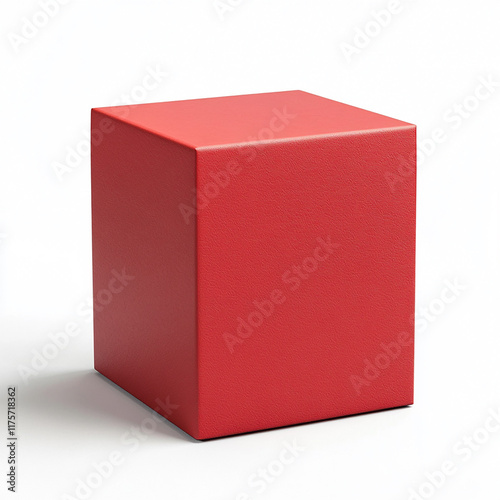 red box isolated on white