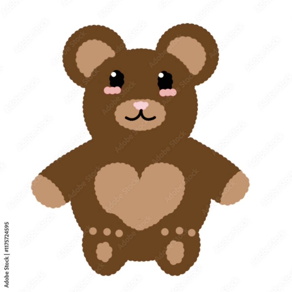 Fototapeta premium Brown teddy bear 