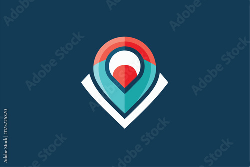 This logo showcases a sleek minimalist design highlighting a map element, ideal for location-based services, A sophisticated logo featuring a minimalist map pin icon Free Download This logo showcases a sleek minimalist design highlighting a map element, ideal for location-based services, A sophisticated logo featuring a minimalist map pin icon - GFXLoad