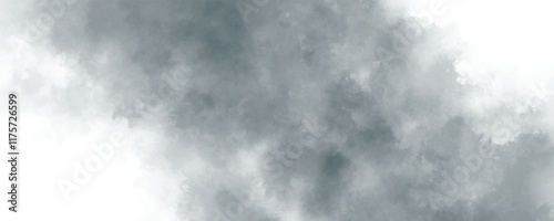 Layered smoky clouds in subdued sea-green tones creating a haunting, ethereal setting


