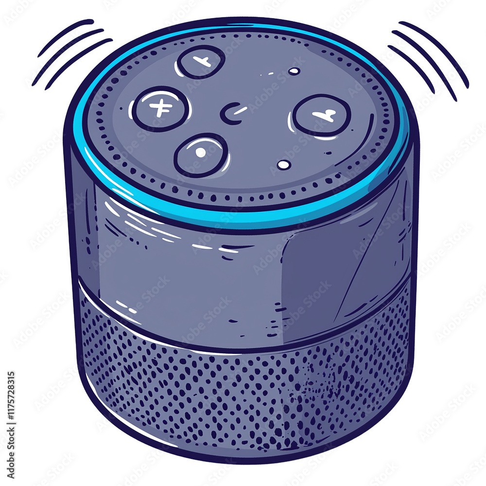 the illustration shows a blue speaker on a transparent background, PNG image, PNG file, Generative art. the illustration shows a blue speaker on a transparent background, PNG image, PNG file, Generative art.