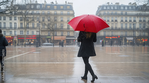 woman with umbrella