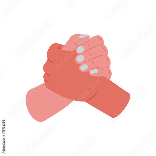 Brotherhood Flat Icon, Vector illustration