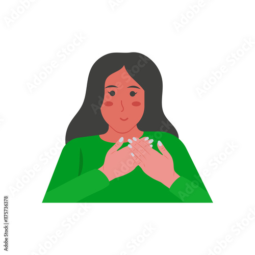Generosity Flat Icon, Vector illustration