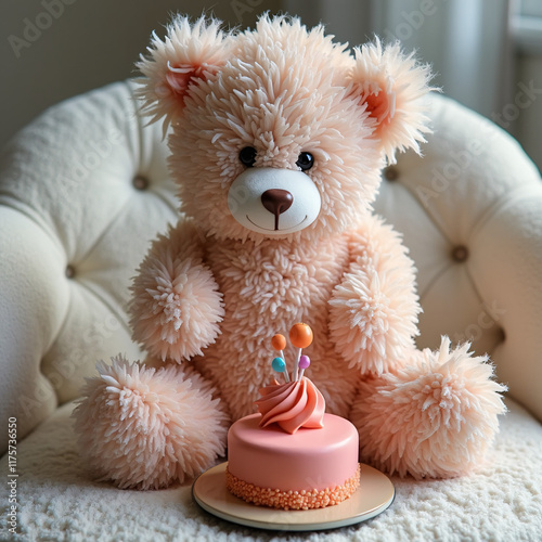 birthday images colorful sugar popping confetti and cake
