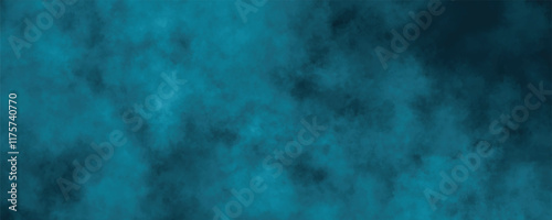 Soft swirling vapor in a tranquil teal palette for refined, subdued design projects

