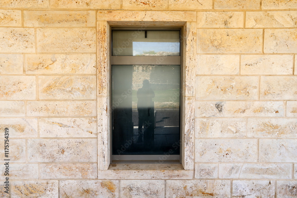 Fototapeta premium Window as an architectural detail in the construction of buildings and structures.
