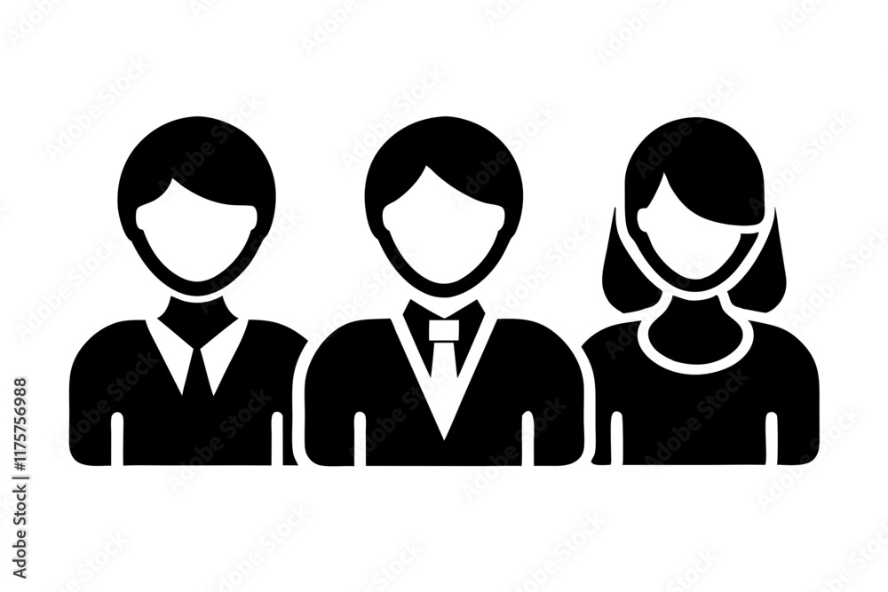 Set of people icon. Containing group, leader, businessman, staff, human resource, teamwork, hierarchy, office management, manager, user, profile, organization, agent. Vector illustration Set of people icon. Containing group, leader, businessman, staff, human resource, teamwork, hierarchy, office management, manager, user, profile, organization, agent. Vector illustration