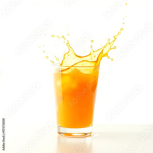 orange juice splash