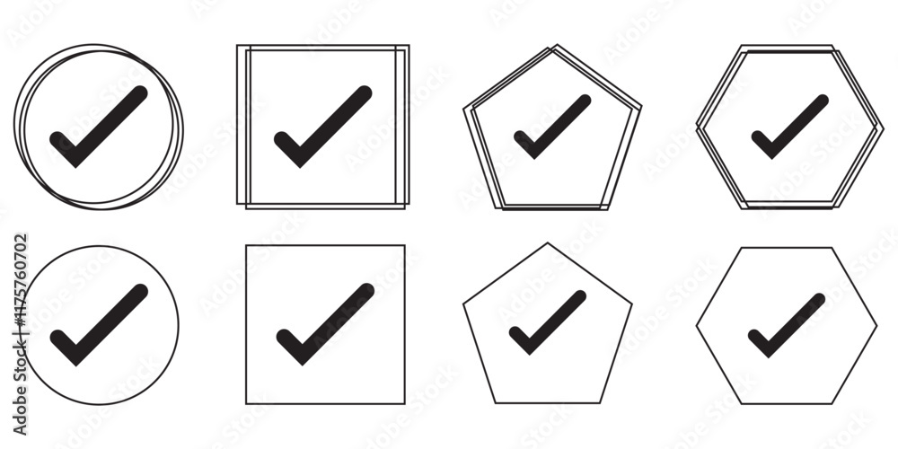 Check mark icons. Check marks symbol, logo. Green checkmark Illustration. Tick symbol. Hand-drawn checkmark illustration. Check mark icons. Check marks symbol, logo. Green checkmark Illustration. Tick symbol. Hand-drawn checkmark illustration.