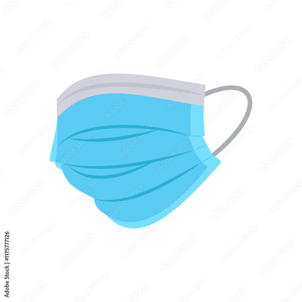 Mask Flat Icon, Vector illustration Mask Flat Icon, Vector illustration