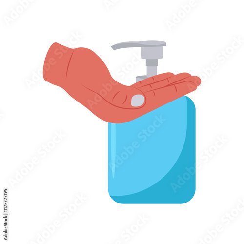 Sanitation Flat Icon, Vector illustration