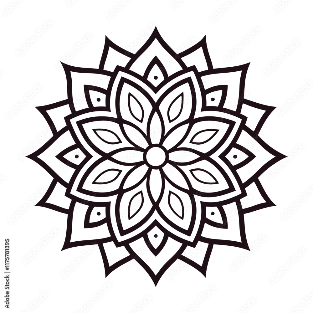 Professional Mandala Design with Symmetrical Layout and Intricate Details-100 Professional Mandala Design with Symmetrical Layout and Intricate Details-100