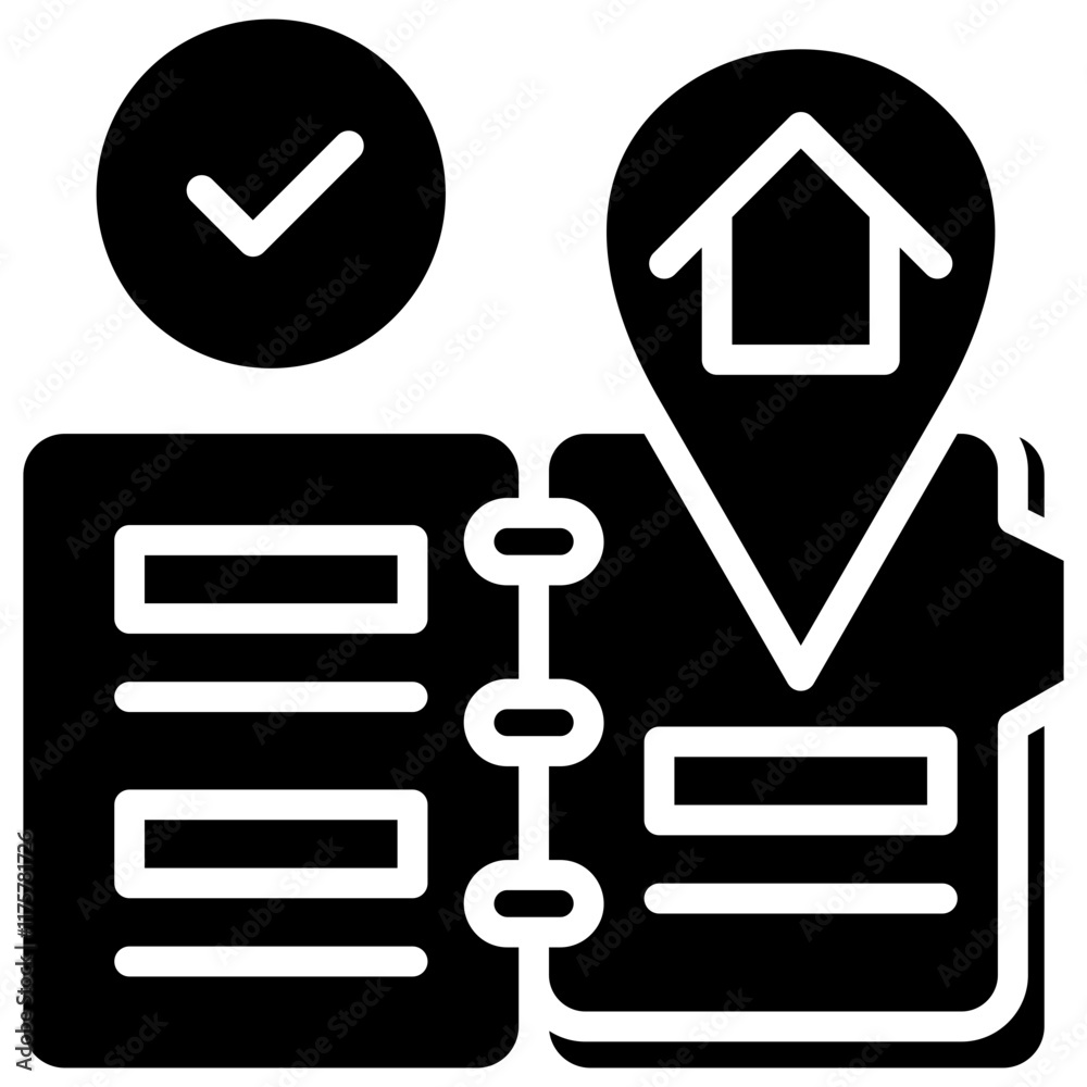 Addressbook vector contact us communication glyph icon Addressbook vector contact us communication glyph icon