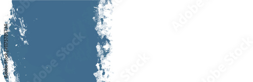 お洒落な青いフレーム