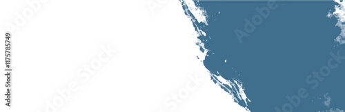 お洒落な青のフレーム