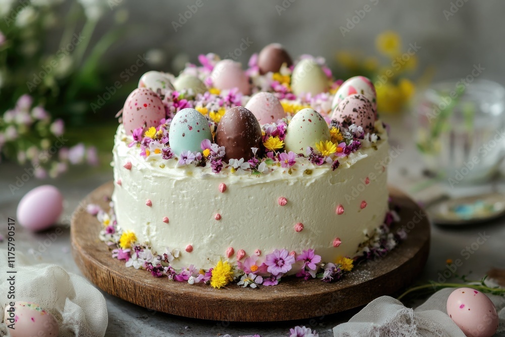 Decorated Easter Cake
