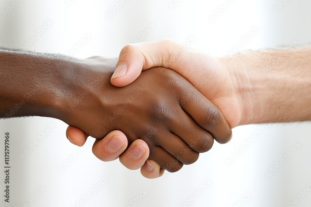 Landlord agent shaking hands with new tenant after lease is confirmed Generative AI Landlord agent shaking hands with new tenant after lease is confirmed Generative AI