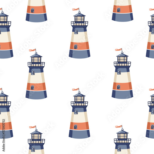 Sea Vector Patterns: Ships, Anchors, and Waves