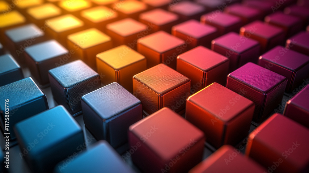A multicolored 3D block background symbolizing chaos and digital transformation, with muted tones and geometric patterns that evoke a sense of futuristic technology and modern design
A multicolored 3D block background symbolizing chaos and digital transformation, with muted tones and geometric patterns that evoke a sense of futuristic technology and modern design