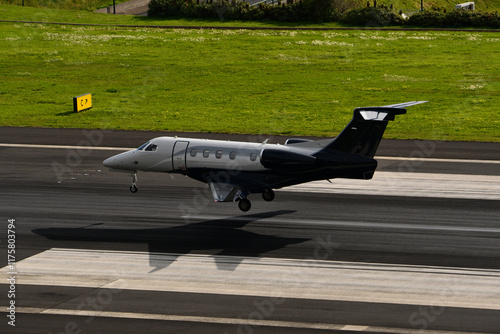The rich fly in private jets