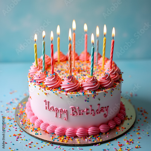 AI-generated birthday time images