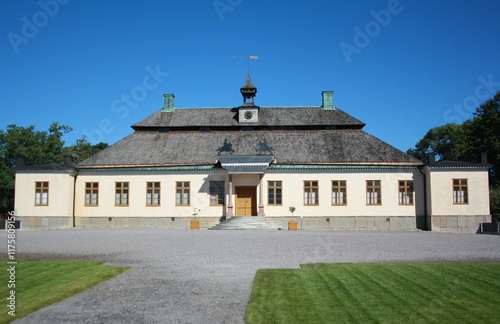 Skogaholm Manor, museo all'aperto di Skansen, Stoccolma Svezia.  photo