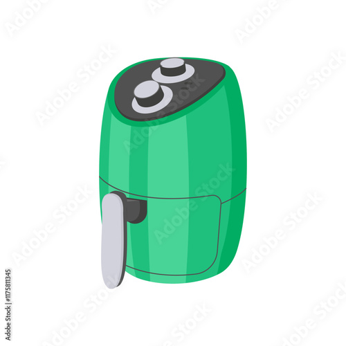 Air fryer Flat Icon, Vector illustration