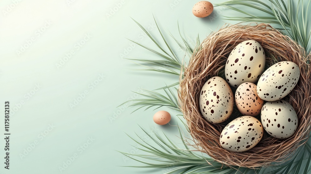 Obraz premium Happy Easter. Vector template for greeting cards.