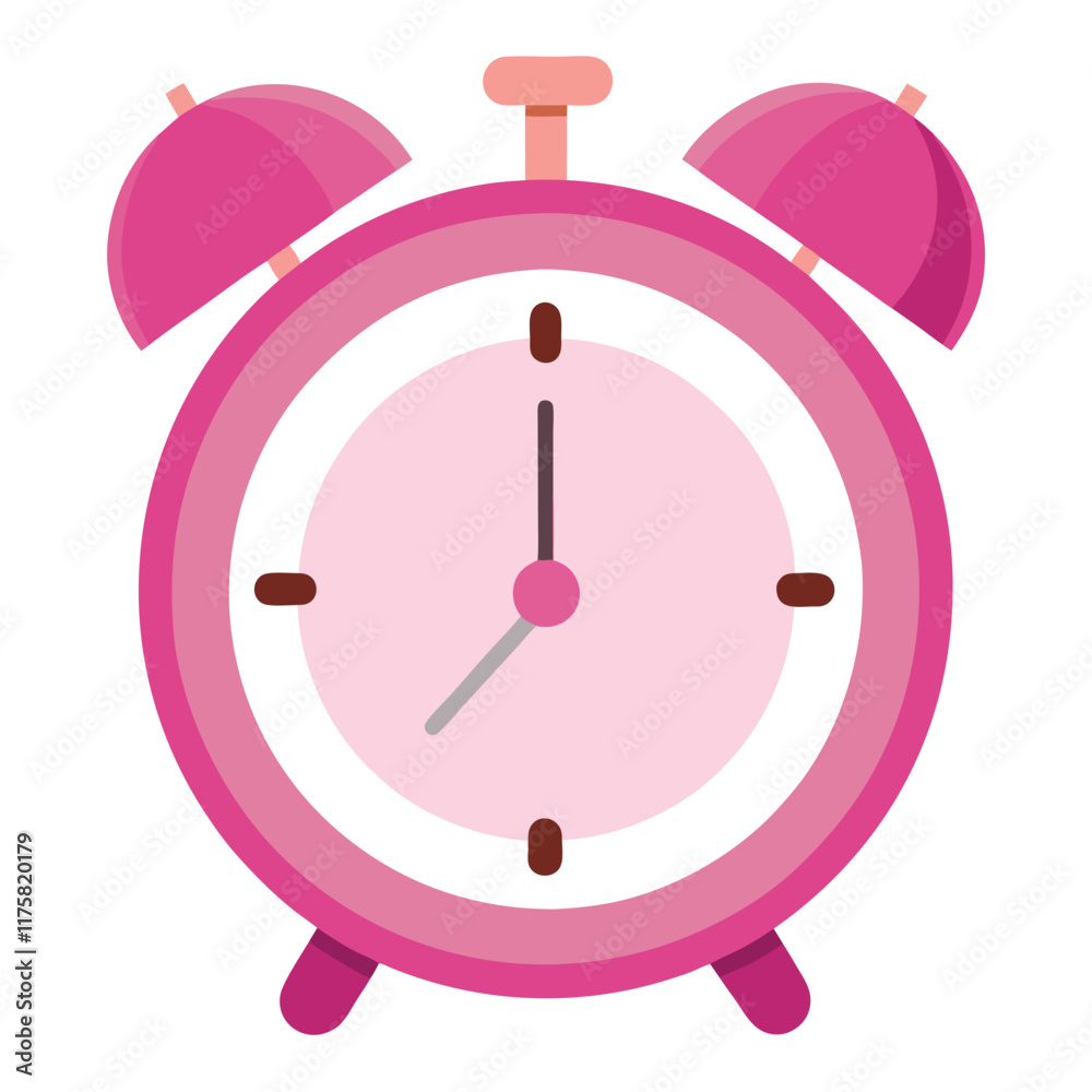 Pink Classic Retro Alarm Clock Vector Illustration ? Cartoon, Clipart & Line Art Design.eps Pink Classic Retro Alarm Clock Vector Illustration ? Cartoon, Clipart & Line Art Design.eps