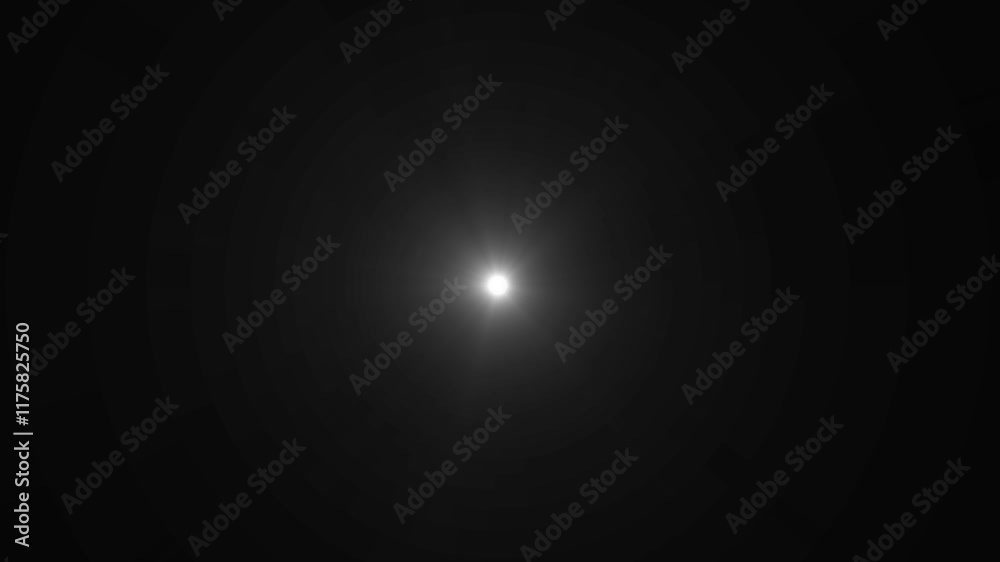 abstract white color bright lens flare pulse flashes leak for transitions on black background optical lens flares rays transition lens flare effects and light motion cinematic background