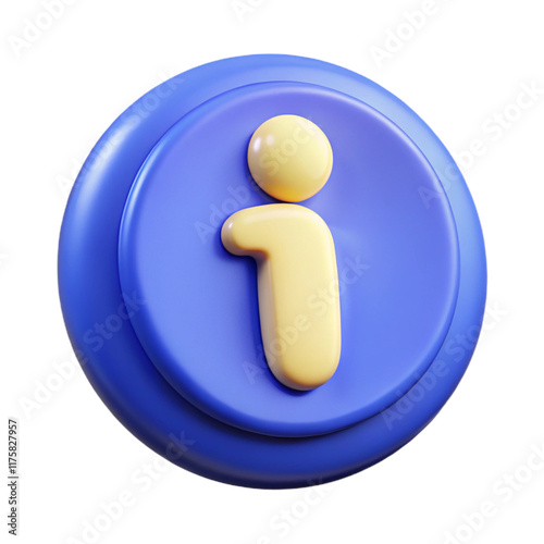 3d info icon png