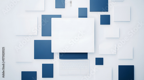 Brand Visuals Featuring a Company’s Logo Design Element for Corporate Identity and Brand Recognition.
