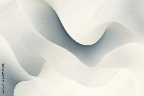 3D curled paper page with shadow and clean white background, designed for business and office use, with empty space and a curved frame,Generated By Ai photo