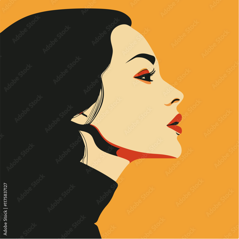 Vektorgrafik aus dem Package:  flat, retro, vintage, modern, art, zeitgeist, film, 