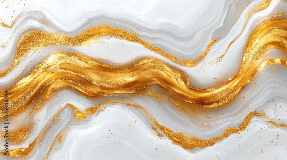 Abstract gold and white marble texture. Abstract gold and white marble texture.
