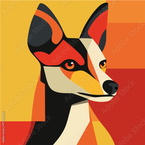Vektorgrafik aus dem Package:  flat, retro, vintage, modern, art, zeitgeist, film, 
