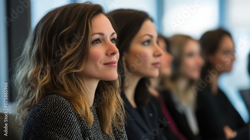 Employee Legal Awareness Day Motivated professionals in a business conference setting photo