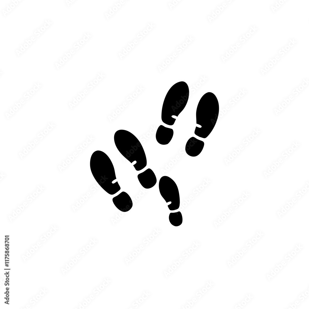 Footprints icon isolated on transparent background
Footprints icon isolated on transparent background